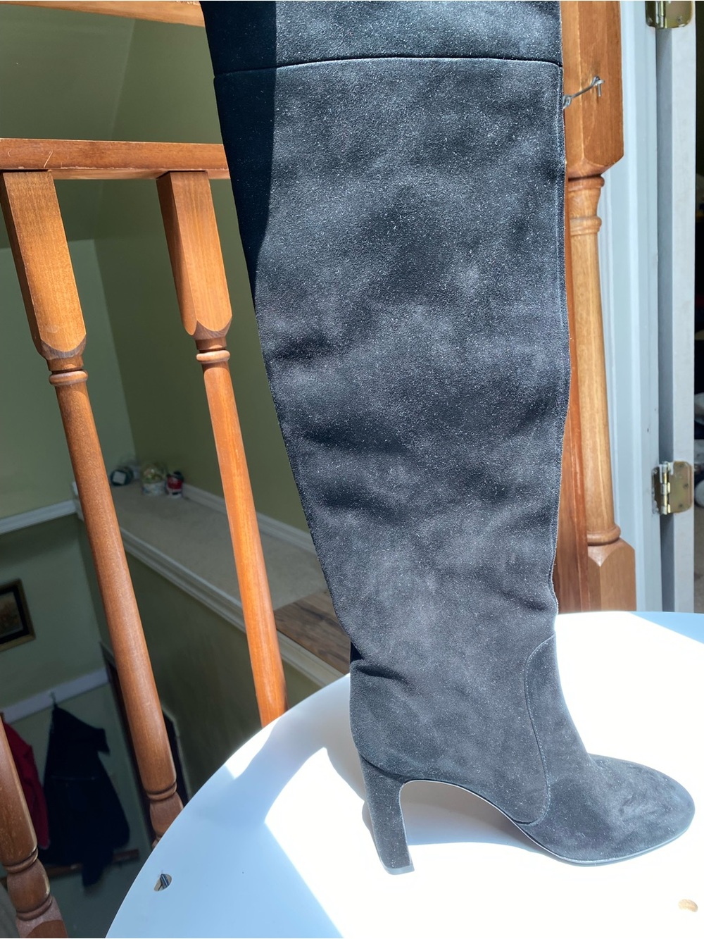 STUART WEITZMAN Suede Babette Tubo Over-The-Knee Boots size 7.5 B women